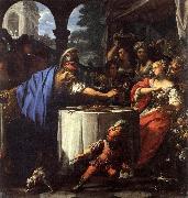 Francesco Trevisani The Banquet of Mark Antony and Cleopatra painting